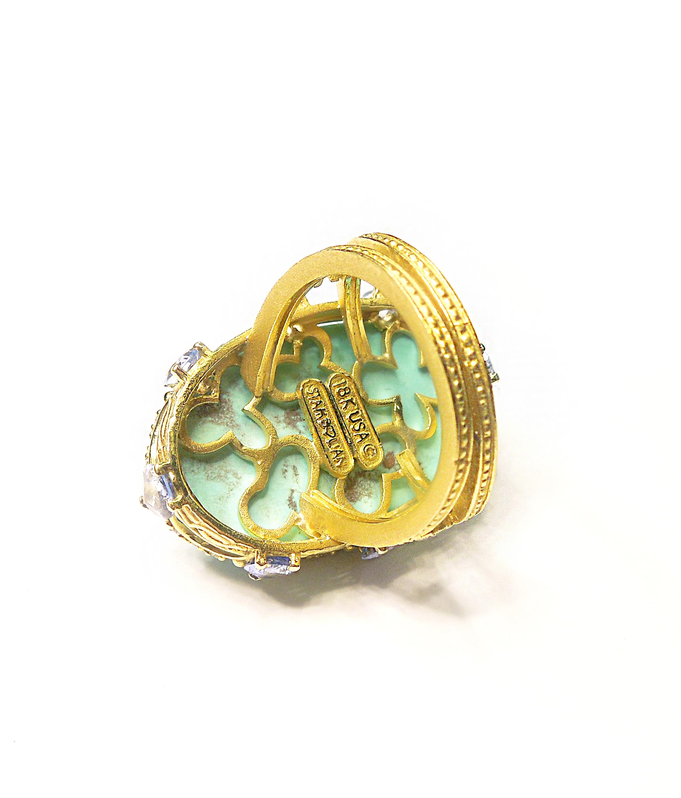 turquoise and sapphire ring