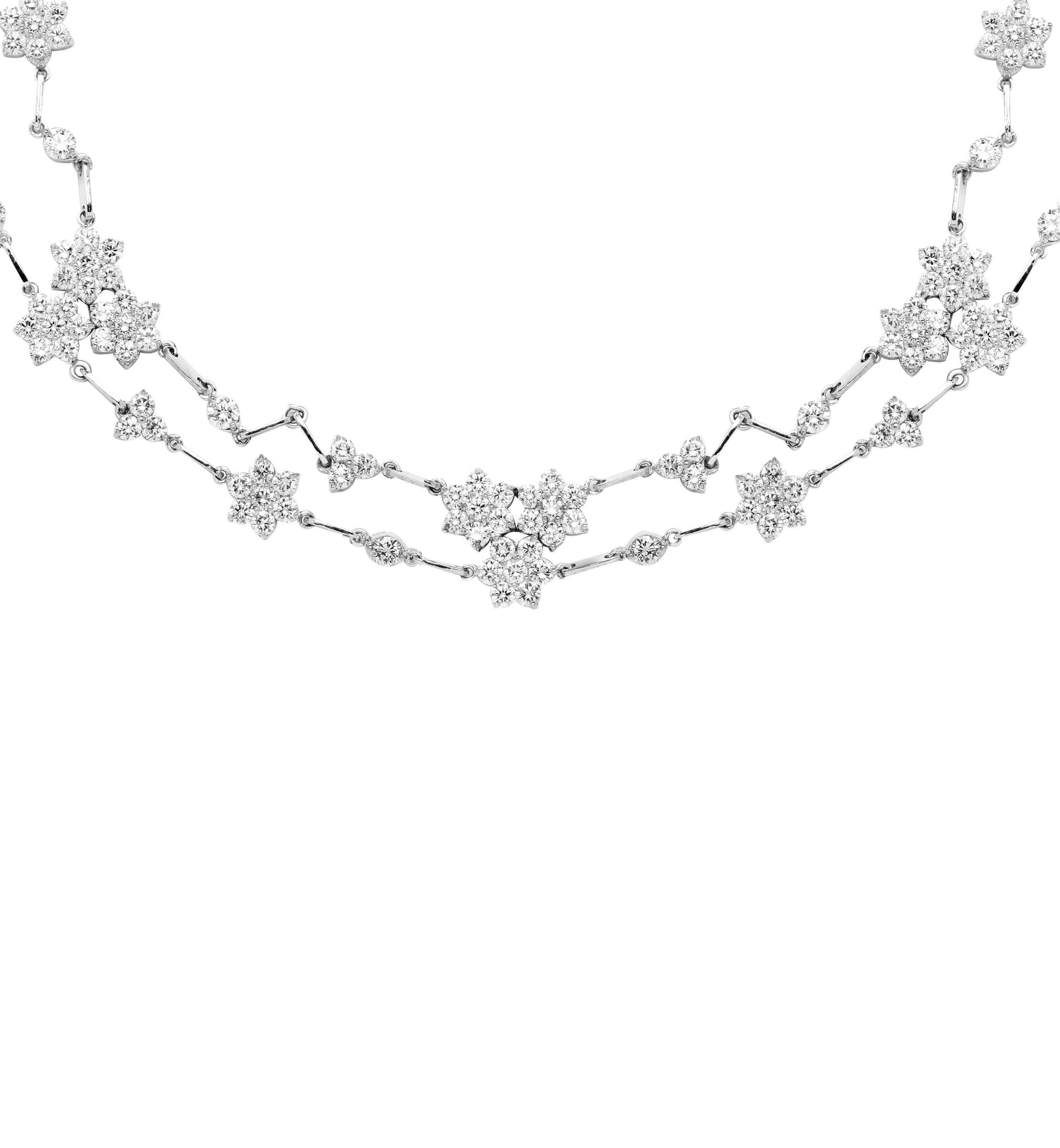 IF YOU ARE REALLY INTERESTED, CONTACT US WITH ANY REASONABLE OFFER. WE WILL TRY OUR BEST TO MAKE YOU HAPPY!

18K White Gold and Diamond Choker Necklace by Stambolian'

This elegant masterpiece is one of the incredible designs by the Stambolian