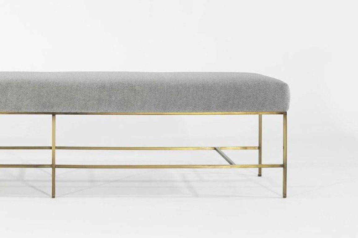 Brass The Architectural Bench by Stamford Modern For Sale