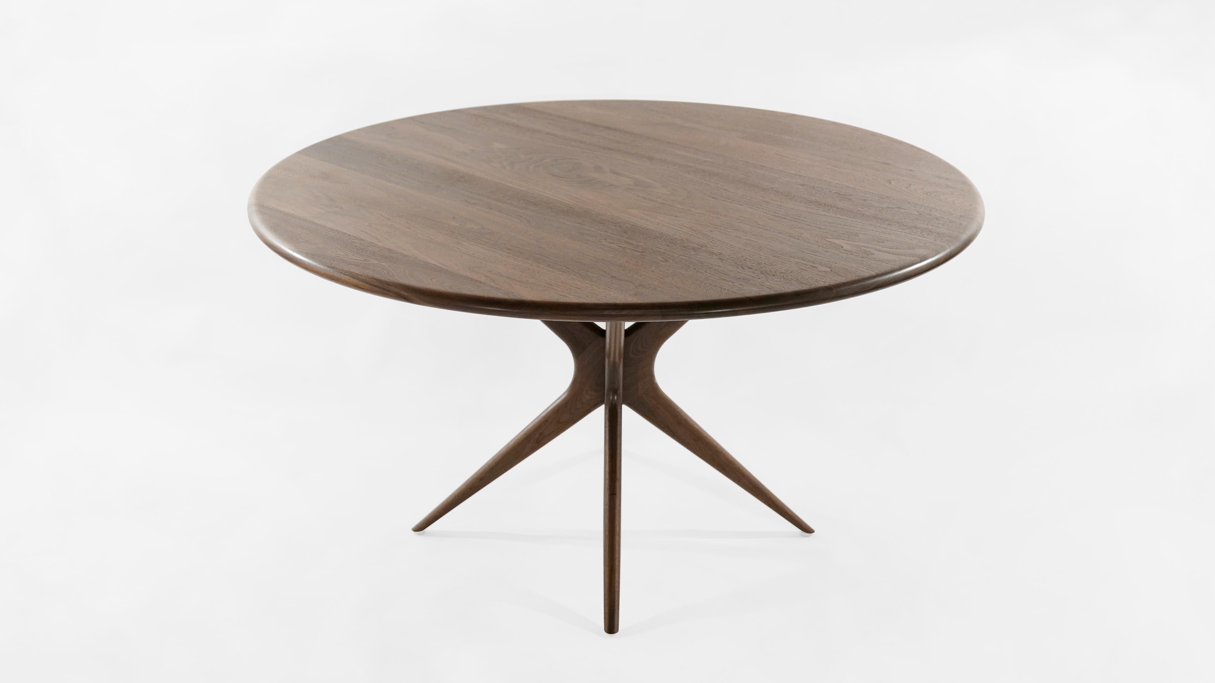 Mid-Century Modern Gazelle Dining Table in Walnut by Stamford Modern For Sale