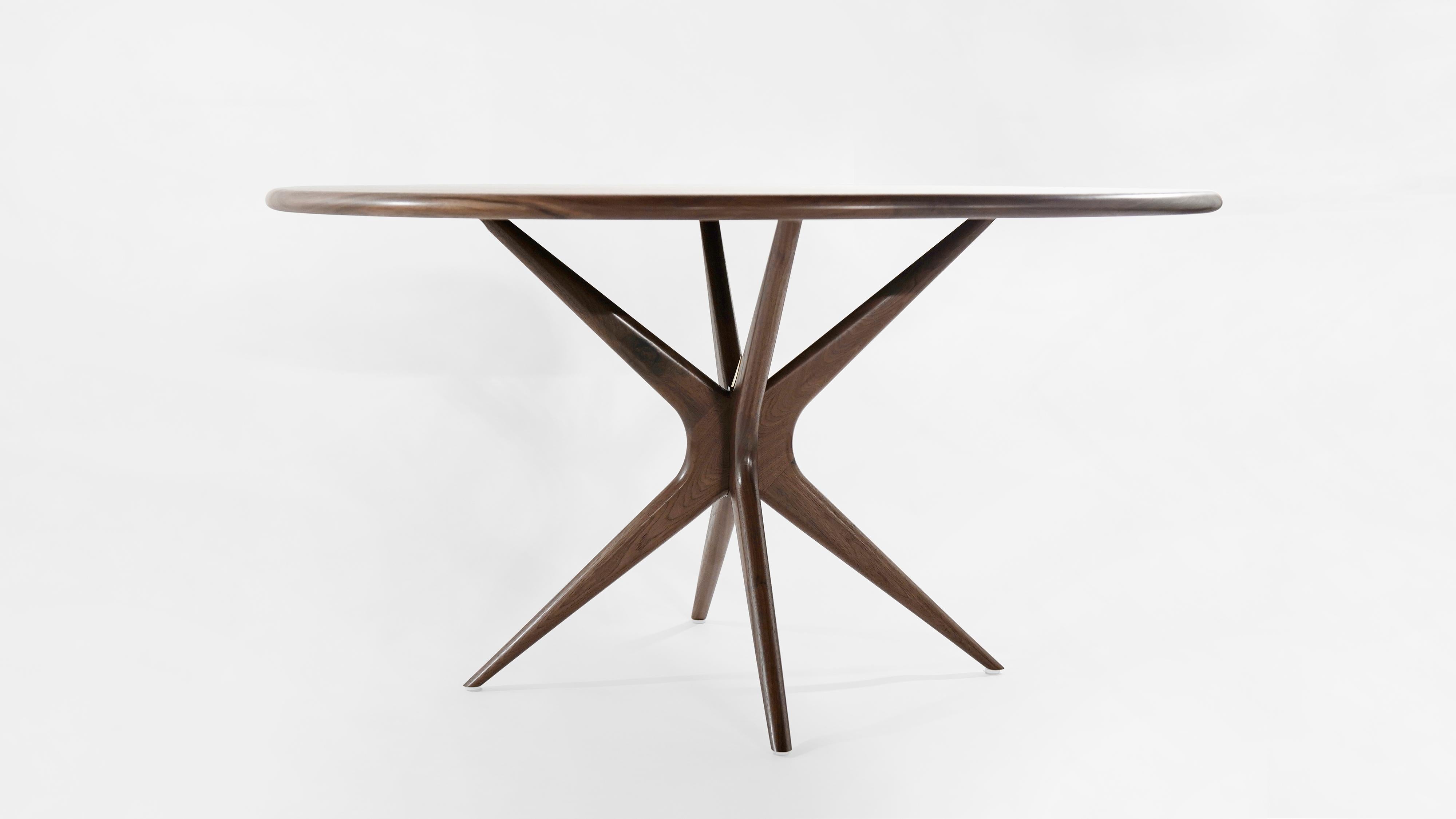 American Gazelle Dining Table in Walnut by Stamford Modern For Sale