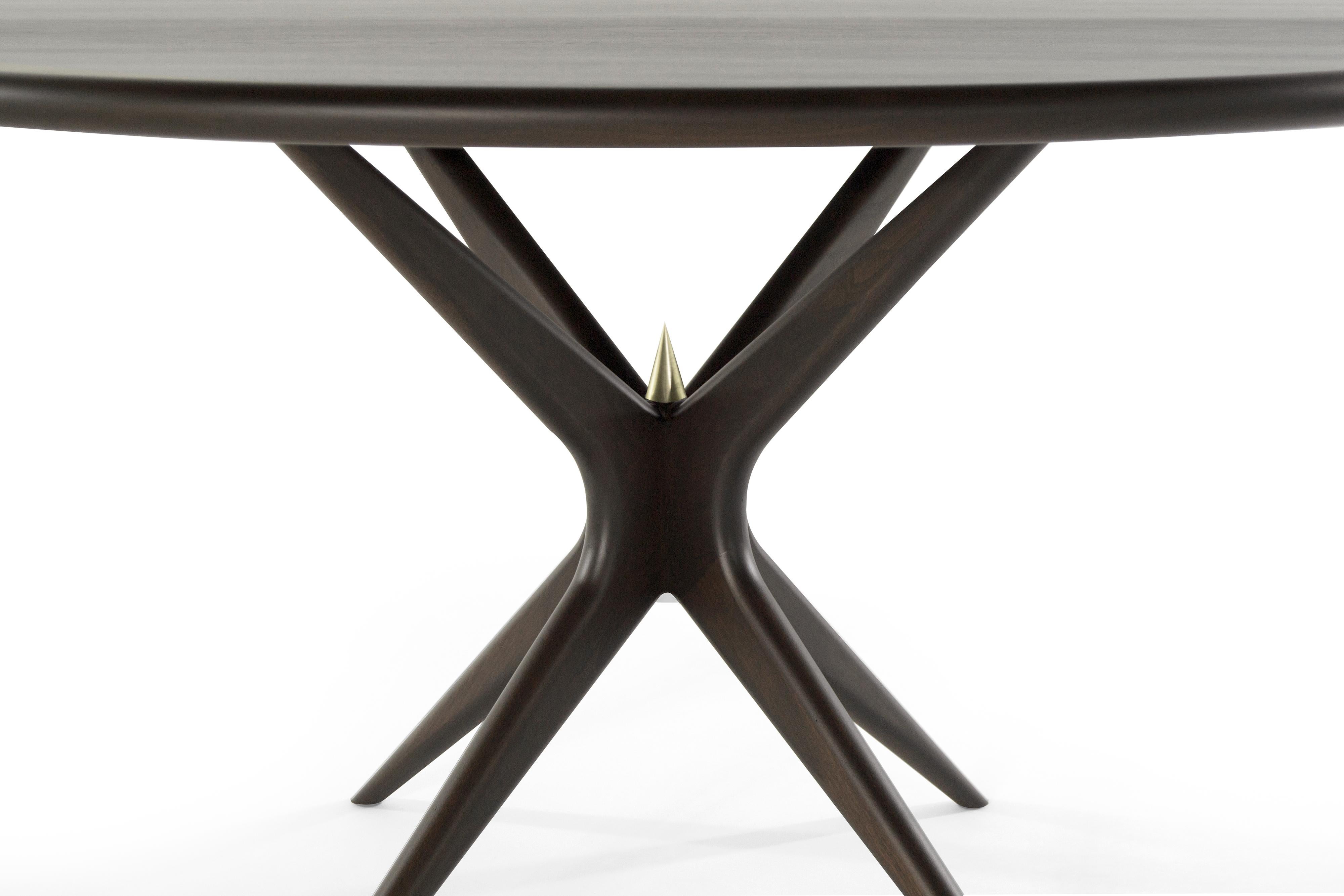 Gazelle Dining Table in Espresso by Stamford Modern In New Condition For Sale In Westport, CT