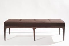 Linear Bench in Dark Wanut Series 60 by Stamford Modern