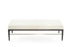 Linear Bench in Black Ceruse Series 48 by Stamford Modern