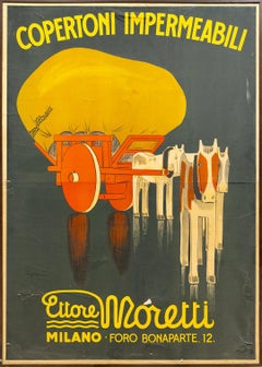 Werbedruck für die Firma von Ettore Moretti, 1926 Italien