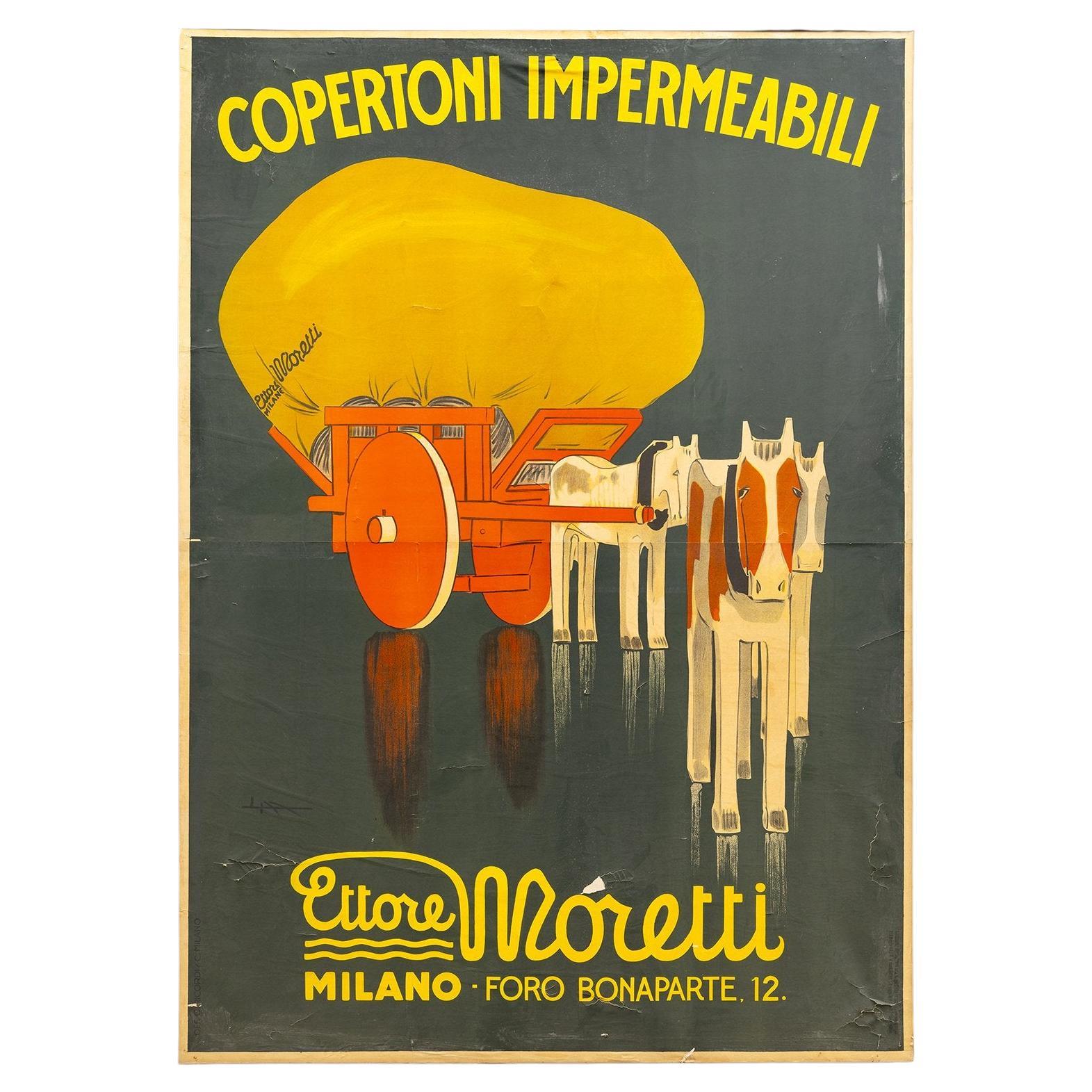 Stampa commerciale per l
azienda di Ettore Moretti, 1926 Italia