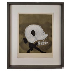 Stampa di Antoni Tàpies, "Blanc central", 1982, Spagna