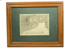Stampa fine XVIII secolo raffigurante le eruzioni vulcaniche del Vesuvio