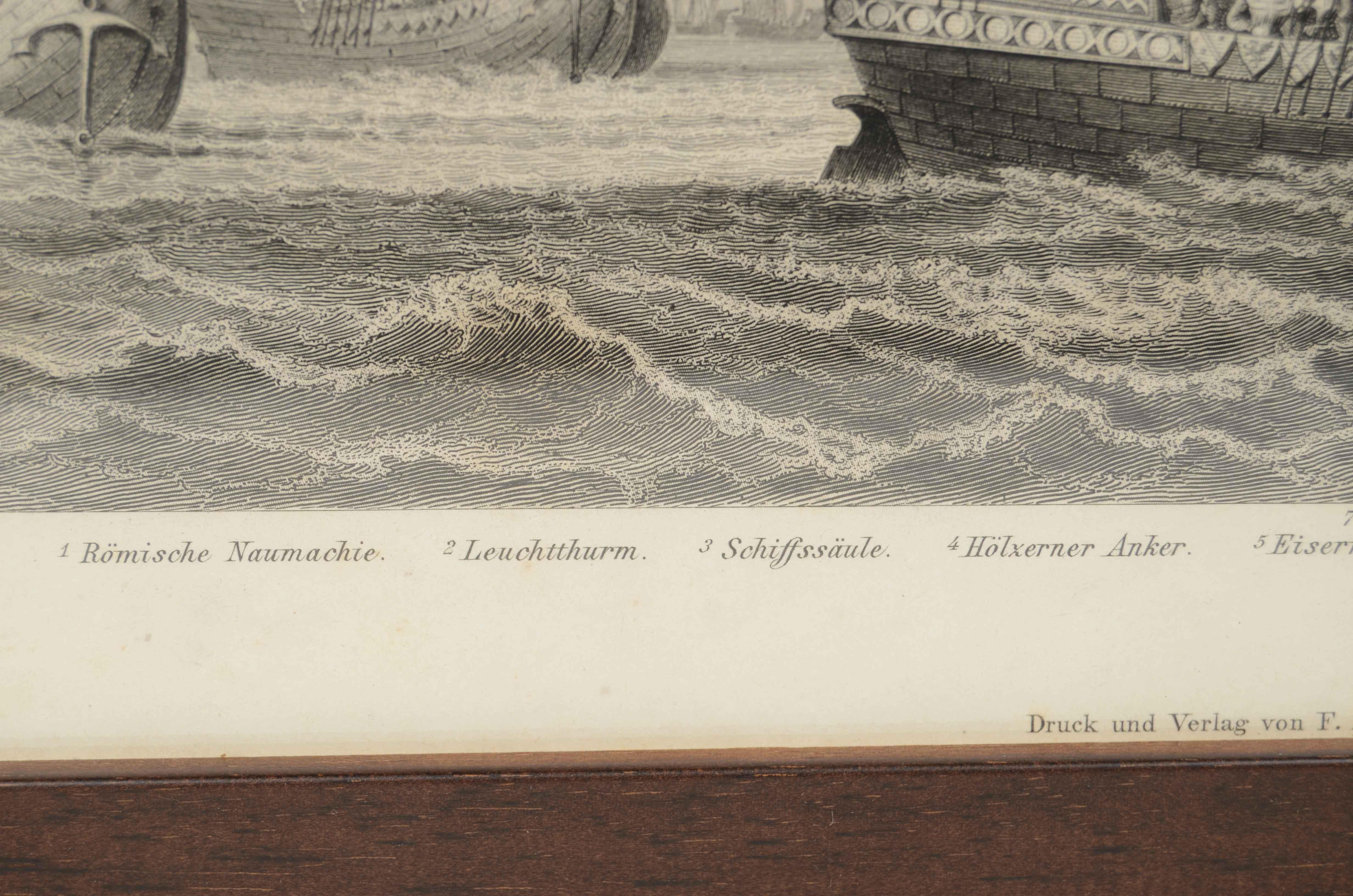 Druck, der Tabelle 2 aus Atlas F.A. zeigt Brockhaus in Leipzig 1869-1875 im Angebot 3