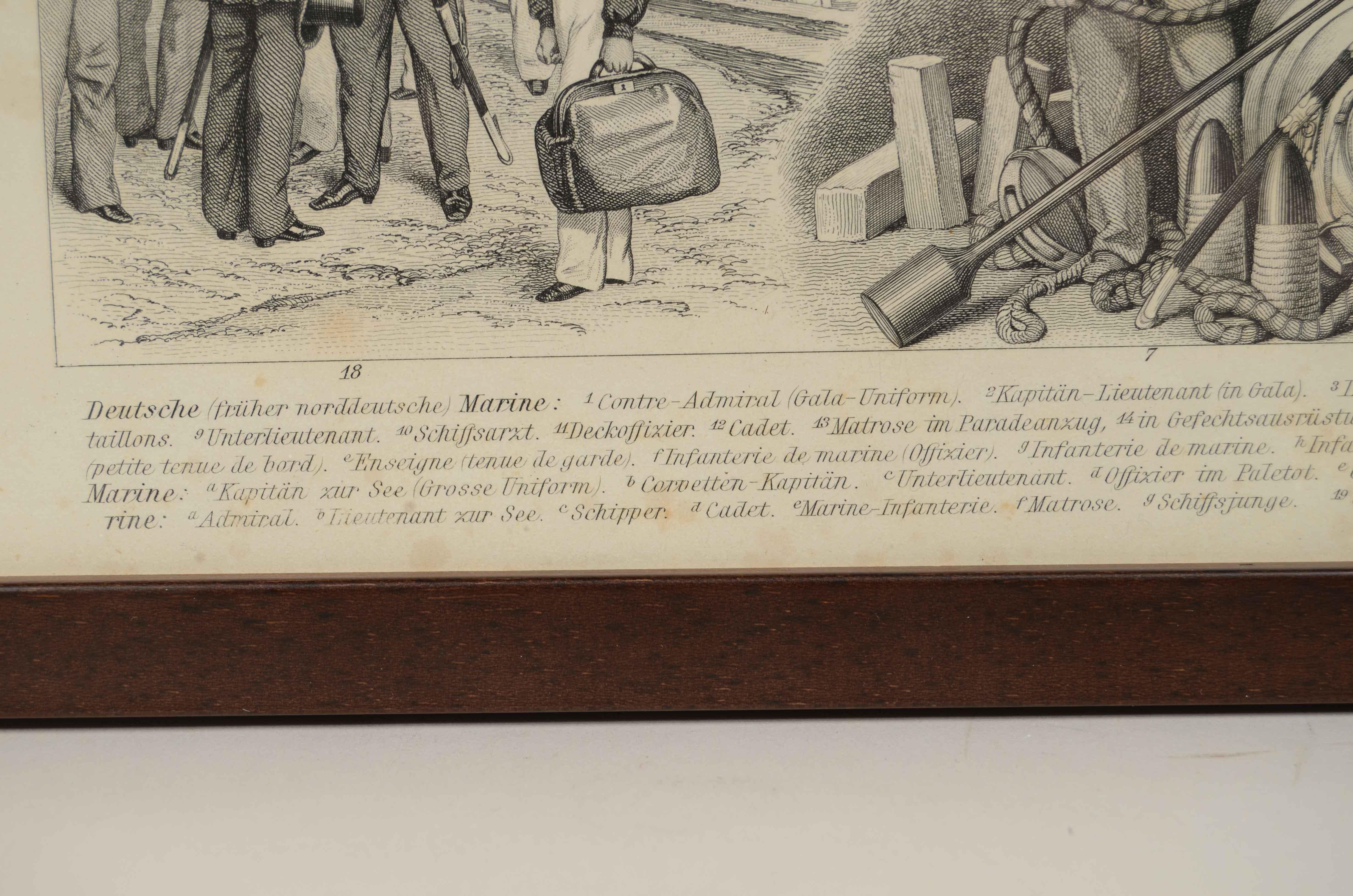Druck mit der Darstellung von Tisch 24 aus Atlas F.A. Brockhaus in Leipzig 1869-1875 im Angebot 4