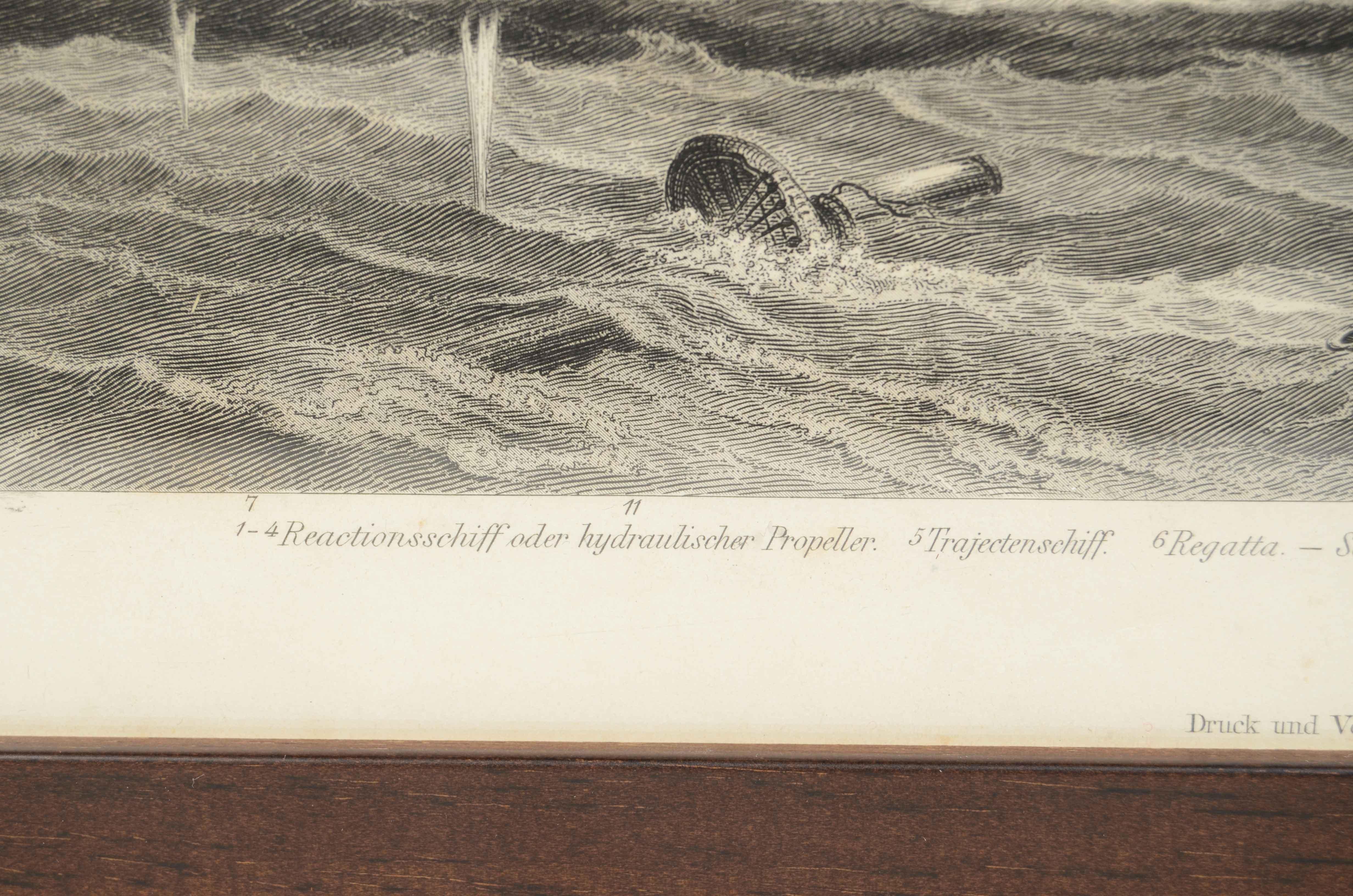 Druck mit der Darstellung von Tisch 25 aus Atlas F.A. Brockhaus in Leipzig 1869-1875 im Angebot 2