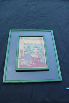 Druck Toyohara Chikanobu Japan Xylograph 1880