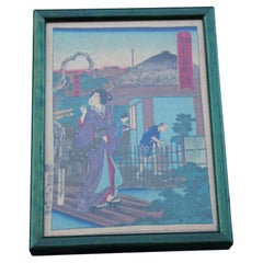 Print Toyohara Chikanobu Japan Woodcut 1880