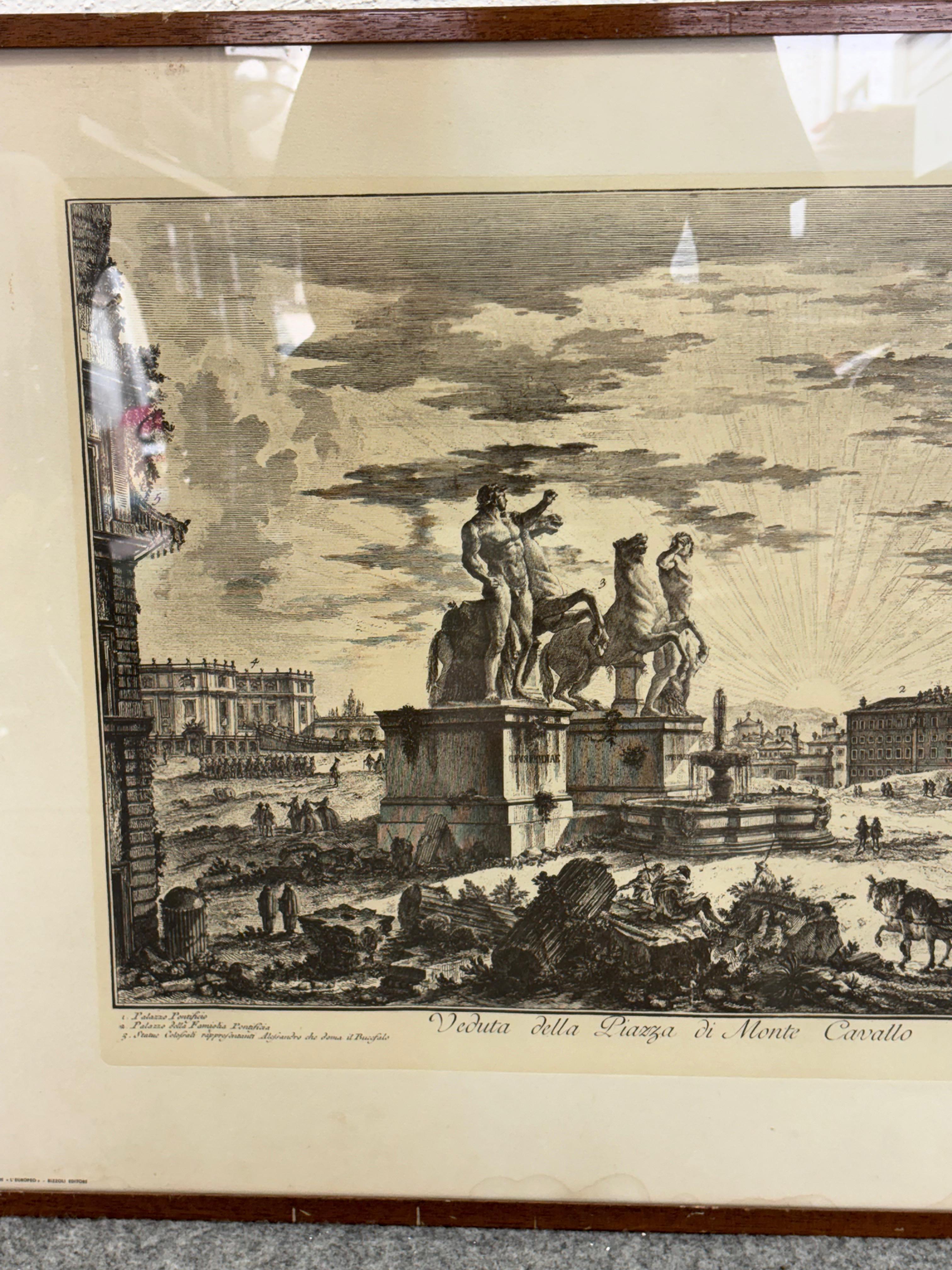 Stampa Veduta della Piazza di Monte Cavallo Quirinale Roma Anni 50

Misure: 
Altezza 55 cm
Larghezza 76 cm

Stampa su carta

In buone condizioni conservative, presenti segni del tempo dovuti all’utilizzo e all’età. (Vedi foto) 

Se necessitate di