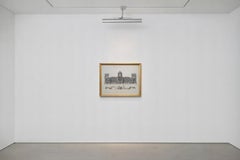 Vintage Print Royal Palace of Caserta Table X Vanvitelli 1950s 69x50 cm