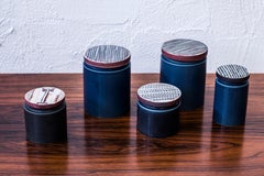 „Stampe“-Gefäße von Bengt Berglund für Gustavsberg, Schweden, 1960er Jahre