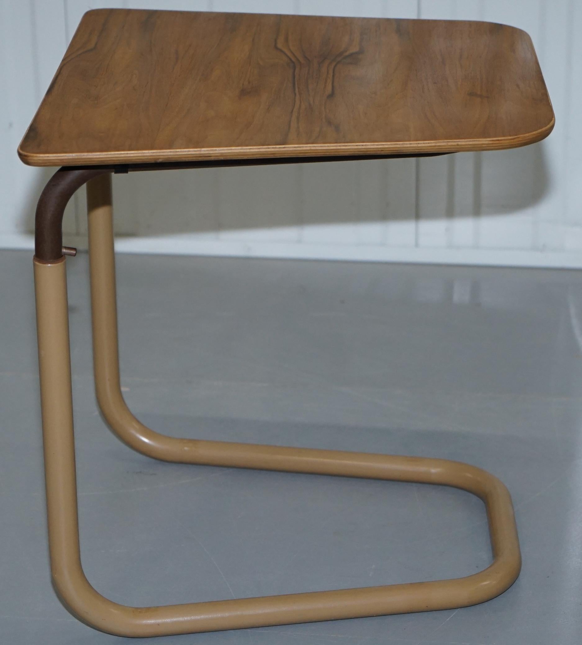 Stamped by Appointment to H.M the Queen & King George VI Height Adjustable Table 1