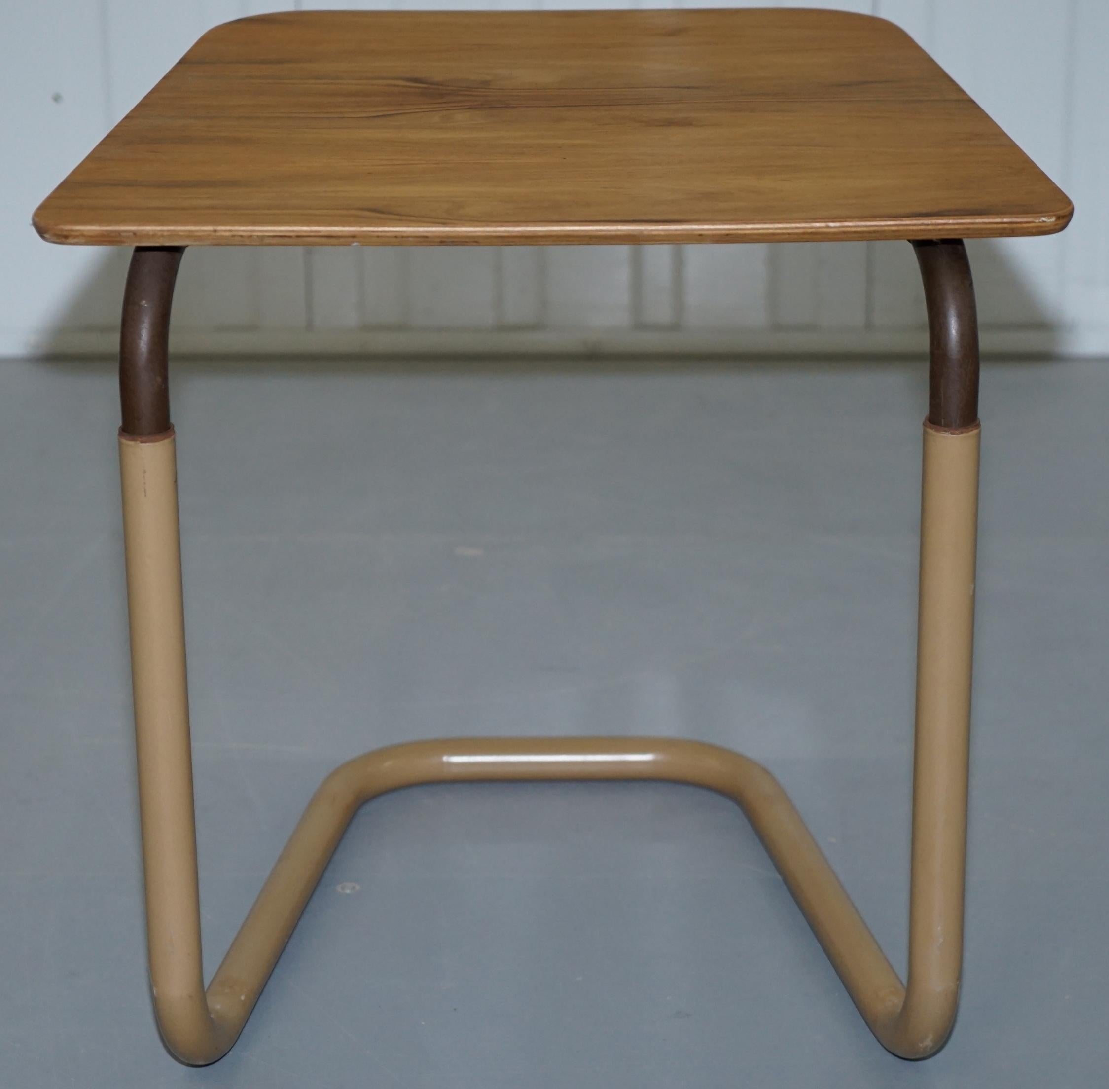 Hand-Carved Stamped by Appointment to H.M the Queen & King George VI Height Adjustable Table