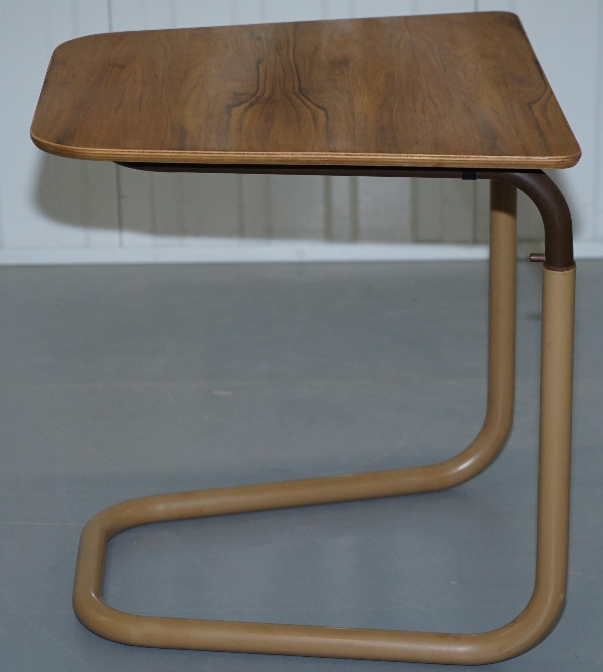 Stamped by Appointment to H.M the Queen & King George VI Height Adjustable Table In Fair Condition In West Sussex, Pulborough