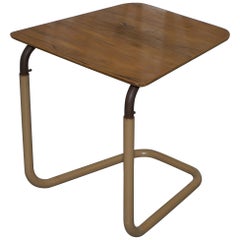 Stamped by Appointment to H.M the Queen & King George VI Height Adjustable Table