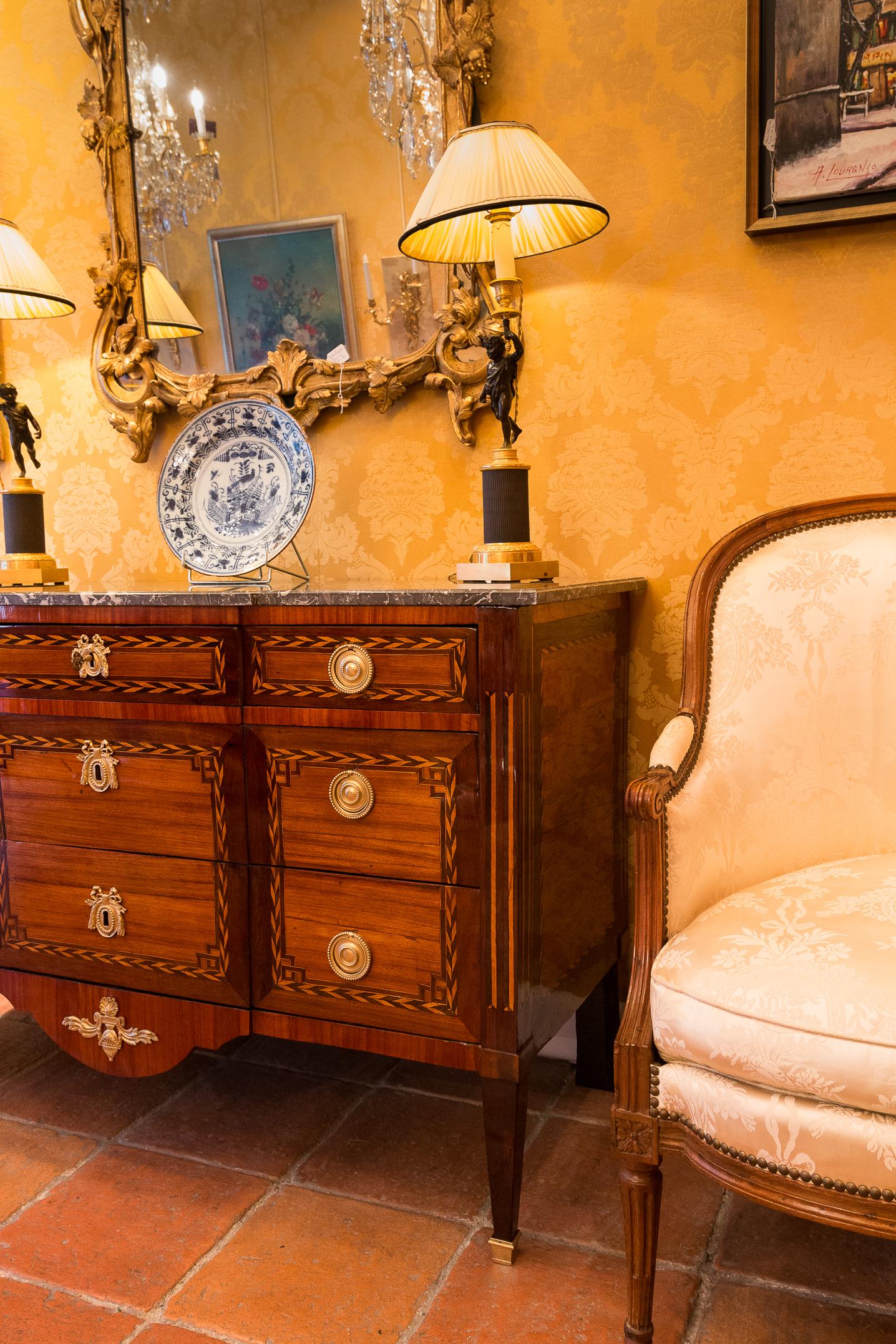 Stamped by Jean Caumont French Louis XVI Period Commode, circa 1775-1780 For Sale 5