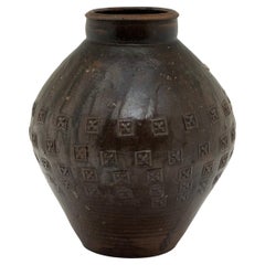 Antique Stamped Chinese Yunnan Pot, c. 1800