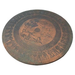 Stamped Copper Coffee Table by Vad Trevarefabrikk