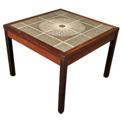 Stamped Danish End Table by Kvalitet