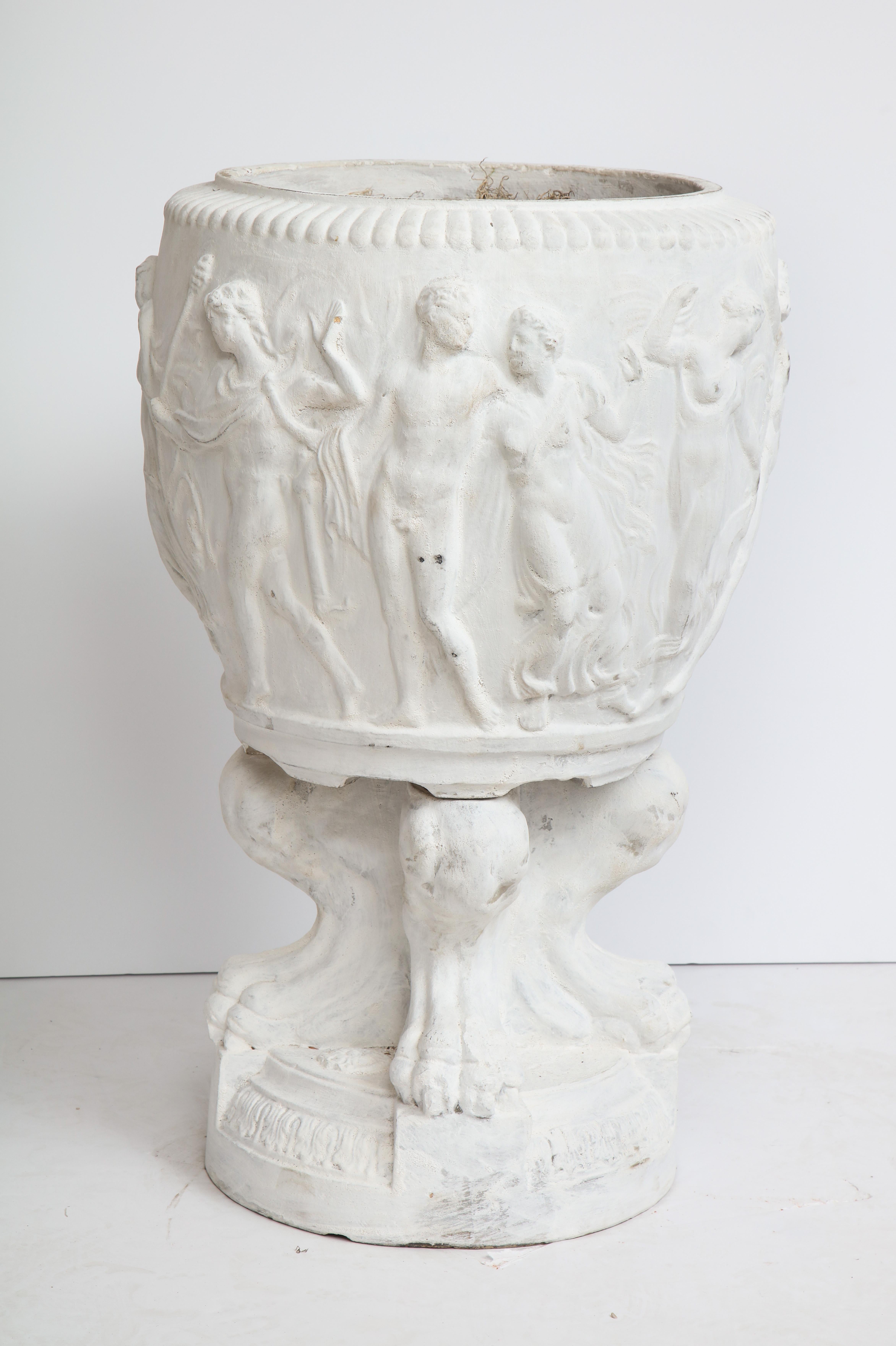 Stamped Galloway Terracotta Garden Urn 8