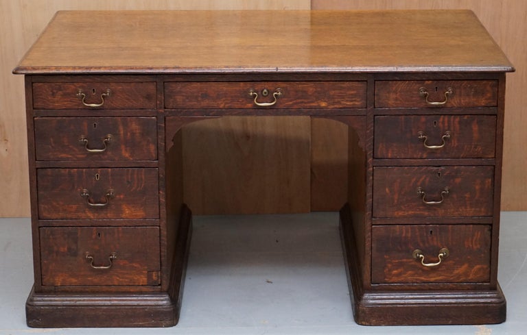 Partners Desk, S. J. Waring and Gillows, Antique Desk