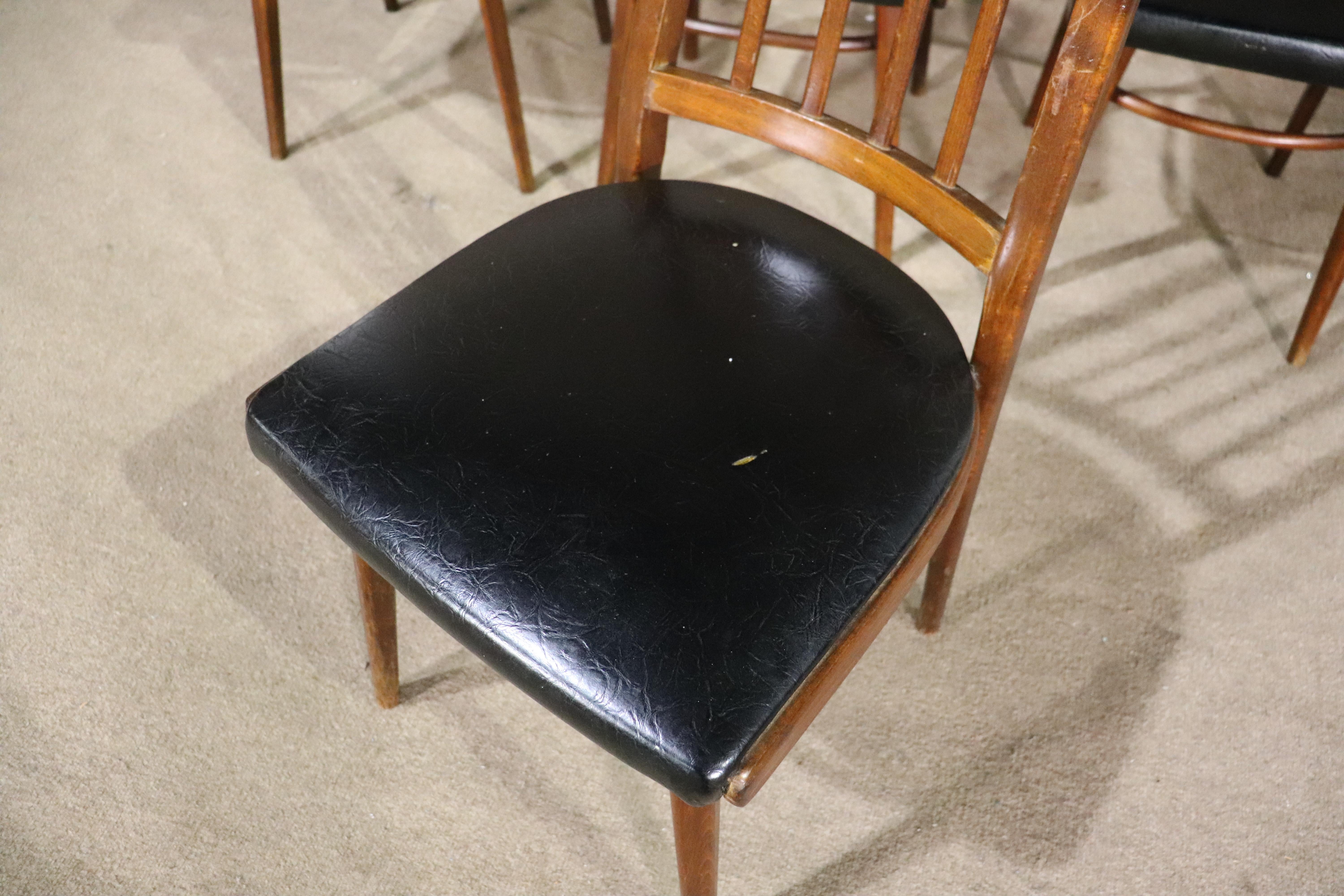 Stamped Mid-Century Dining Chairs For Sale 9