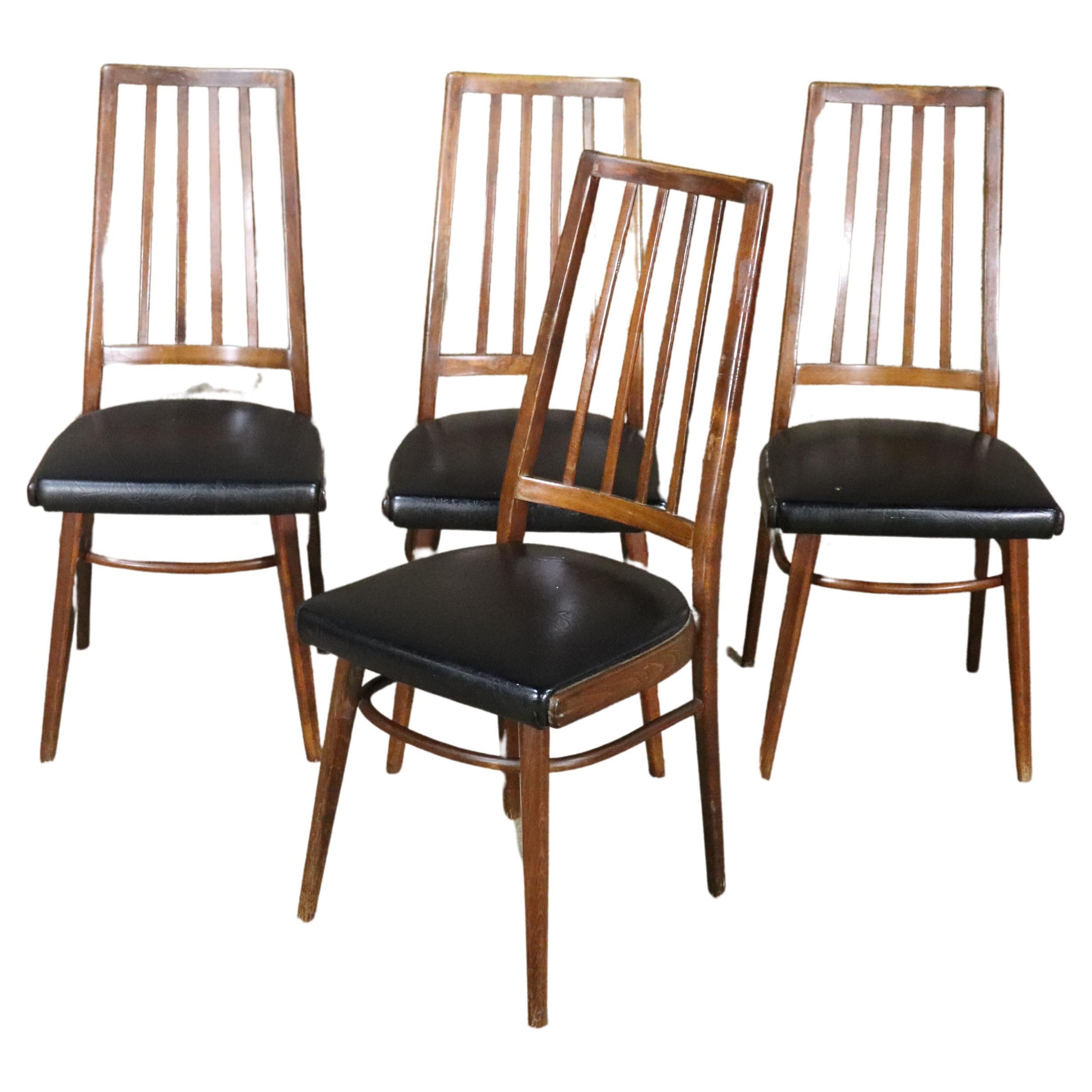 Stamped Mid-Century Dining Chairs For Sale