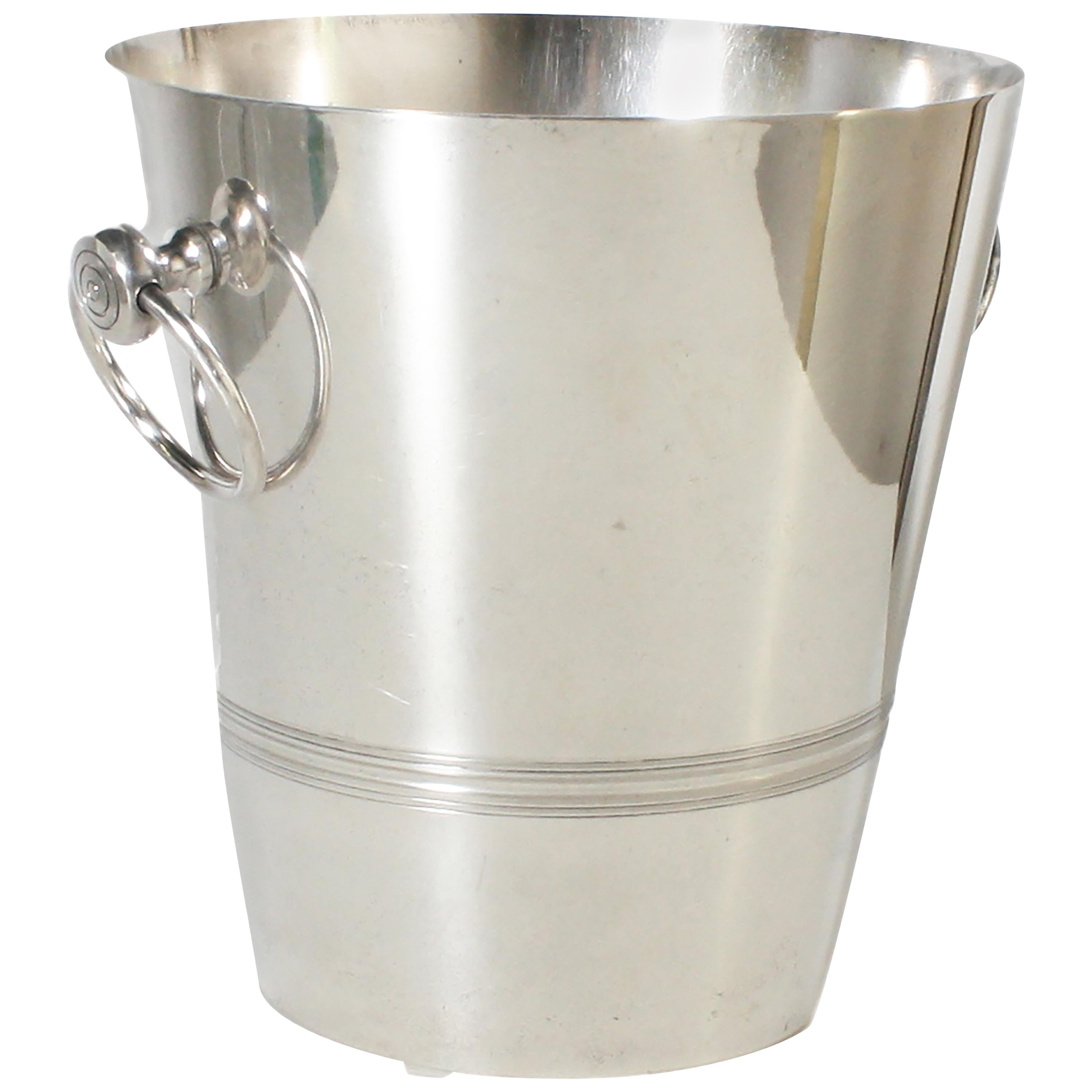 Stamped Silver Plated Ice Bucket, circa 1960
