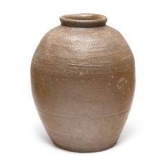 Stamped Thai Pickling Pot, c. 1900