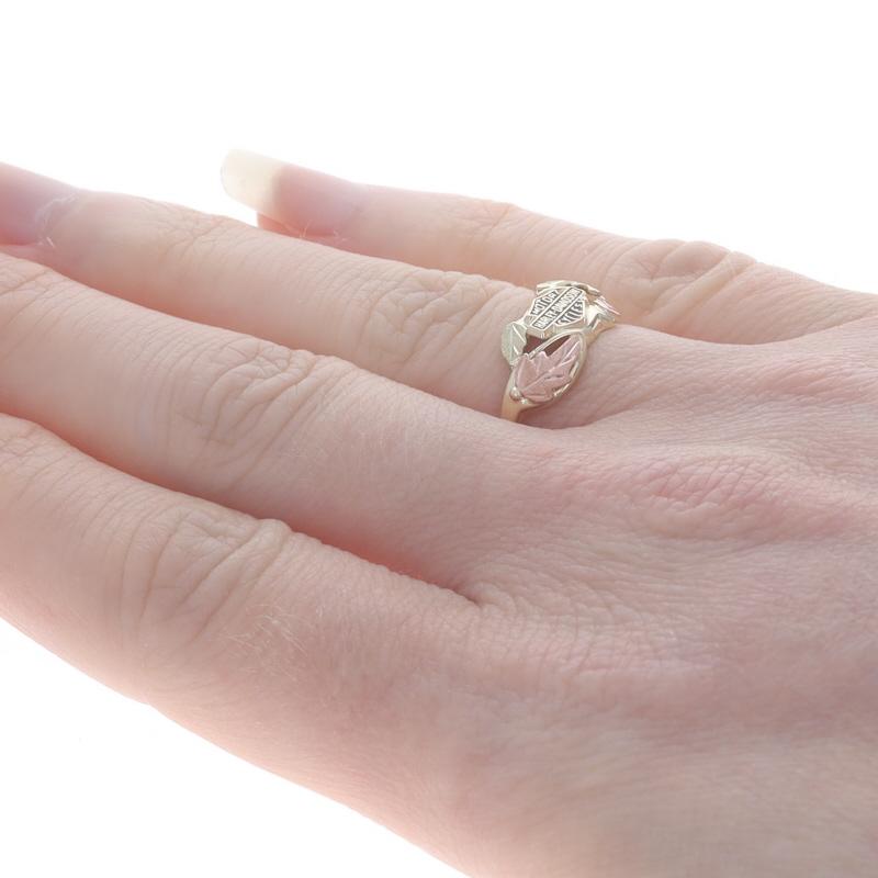 black hills gold harley davidson ring