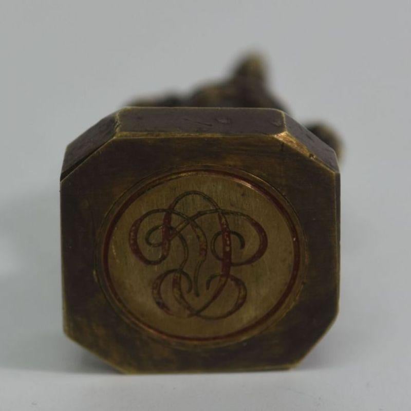 Stamping Seal in Open Bronze, Early 20th Century For Sale 1