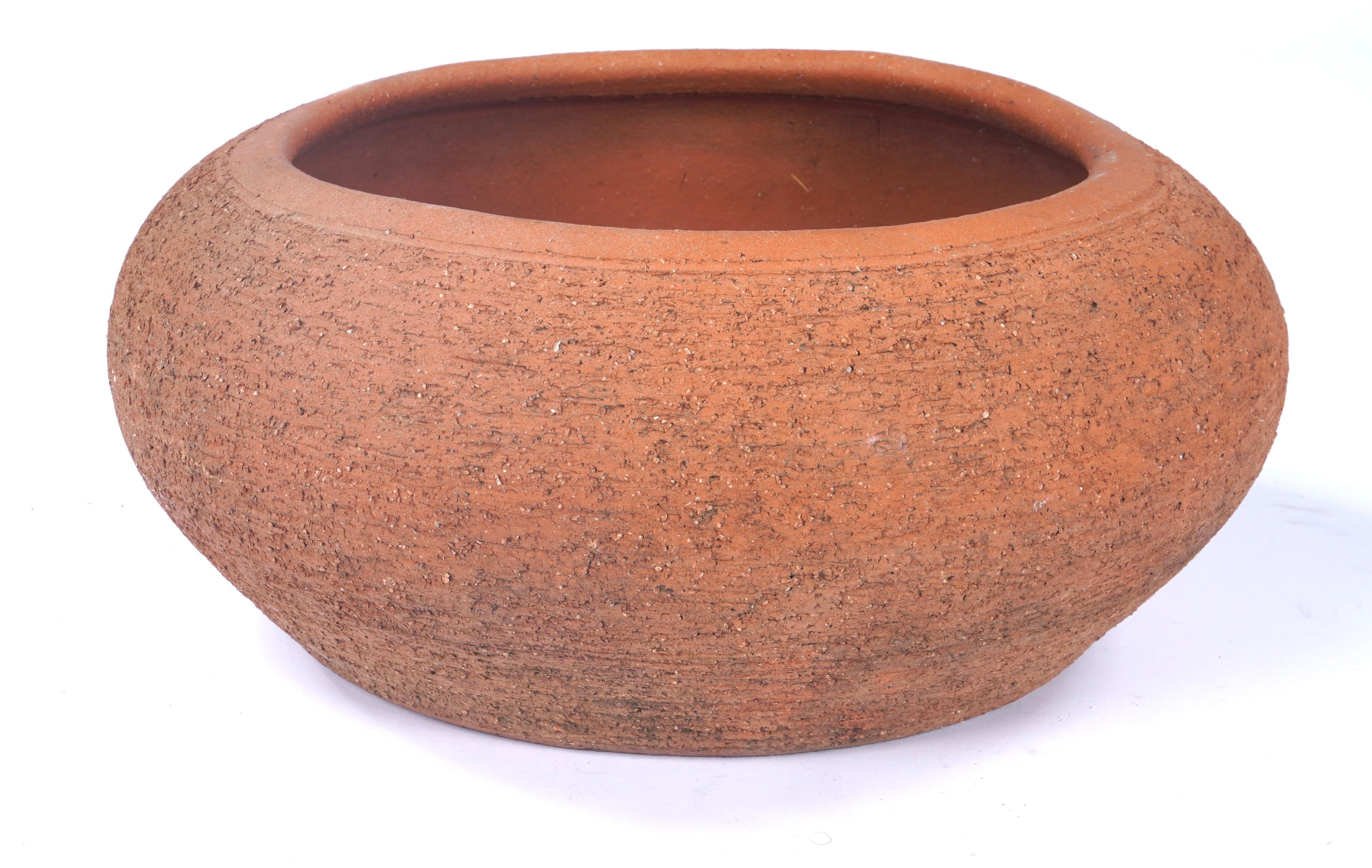 Organic Modern Stan Bitters Ceramic Garden Hose Holder Pot for Hans Sumpf
