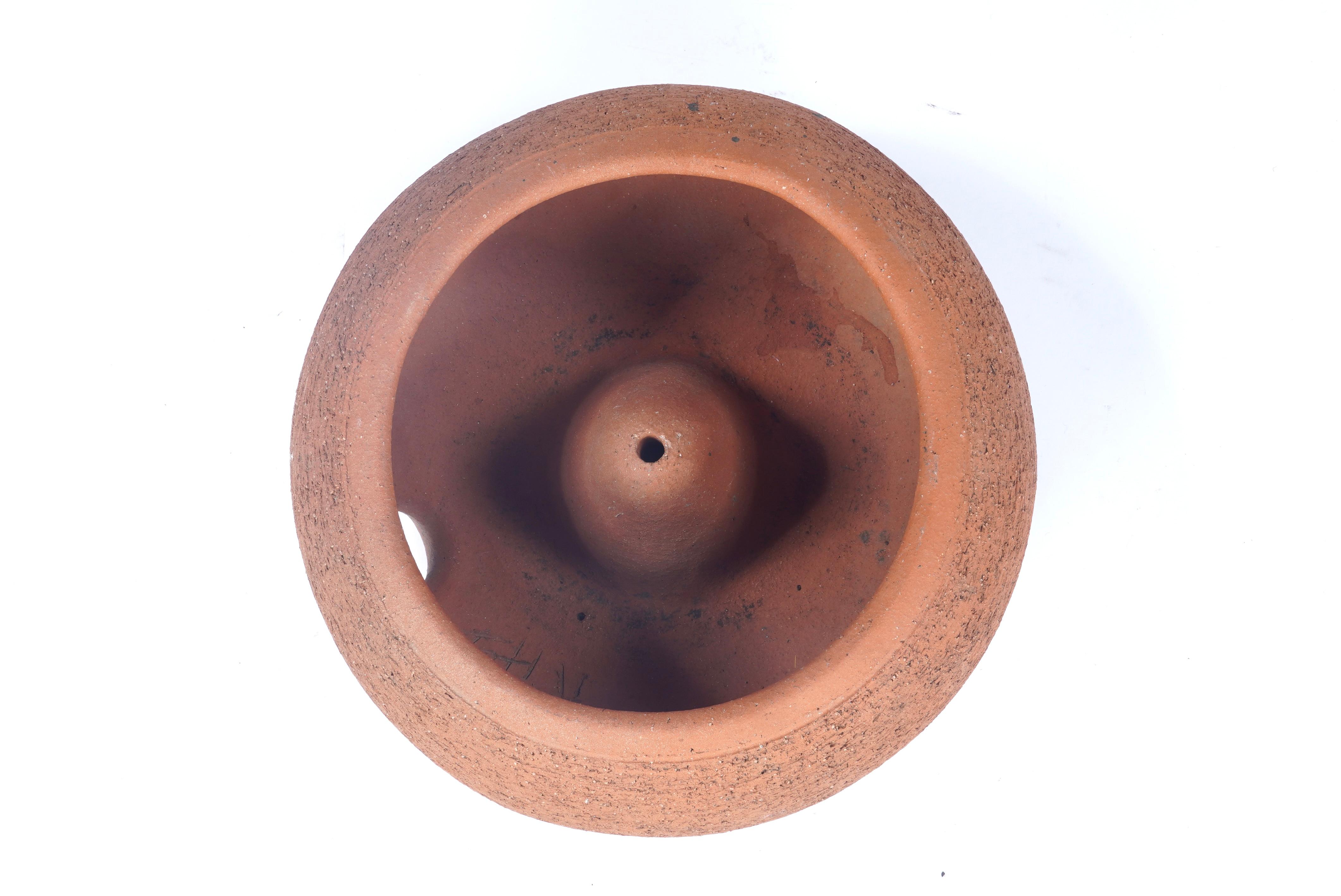 Hand-Crafted Stan Bitters Ceramic Garden Hose Holder Pot for Hans Sumpf