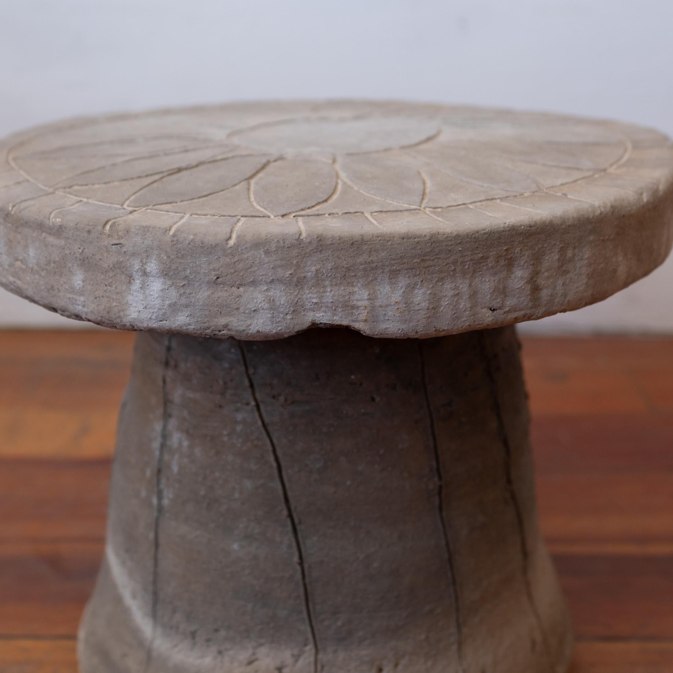 Stan Bitters Tabouret ou table d'appoint en céramique 1960 en vente 3