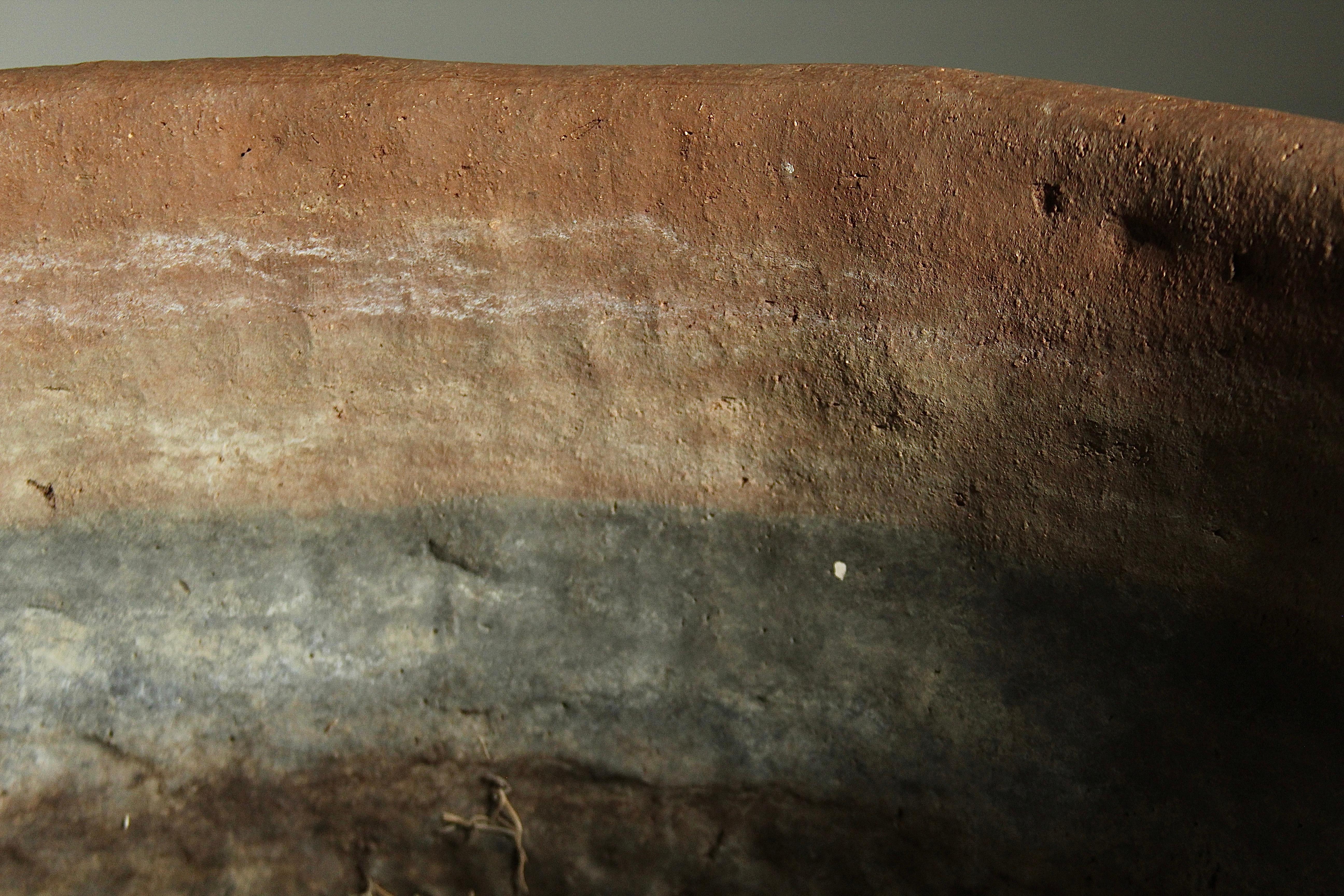 Stan Bitters Early and Large Stoneware Thumb Pot, 1970 1