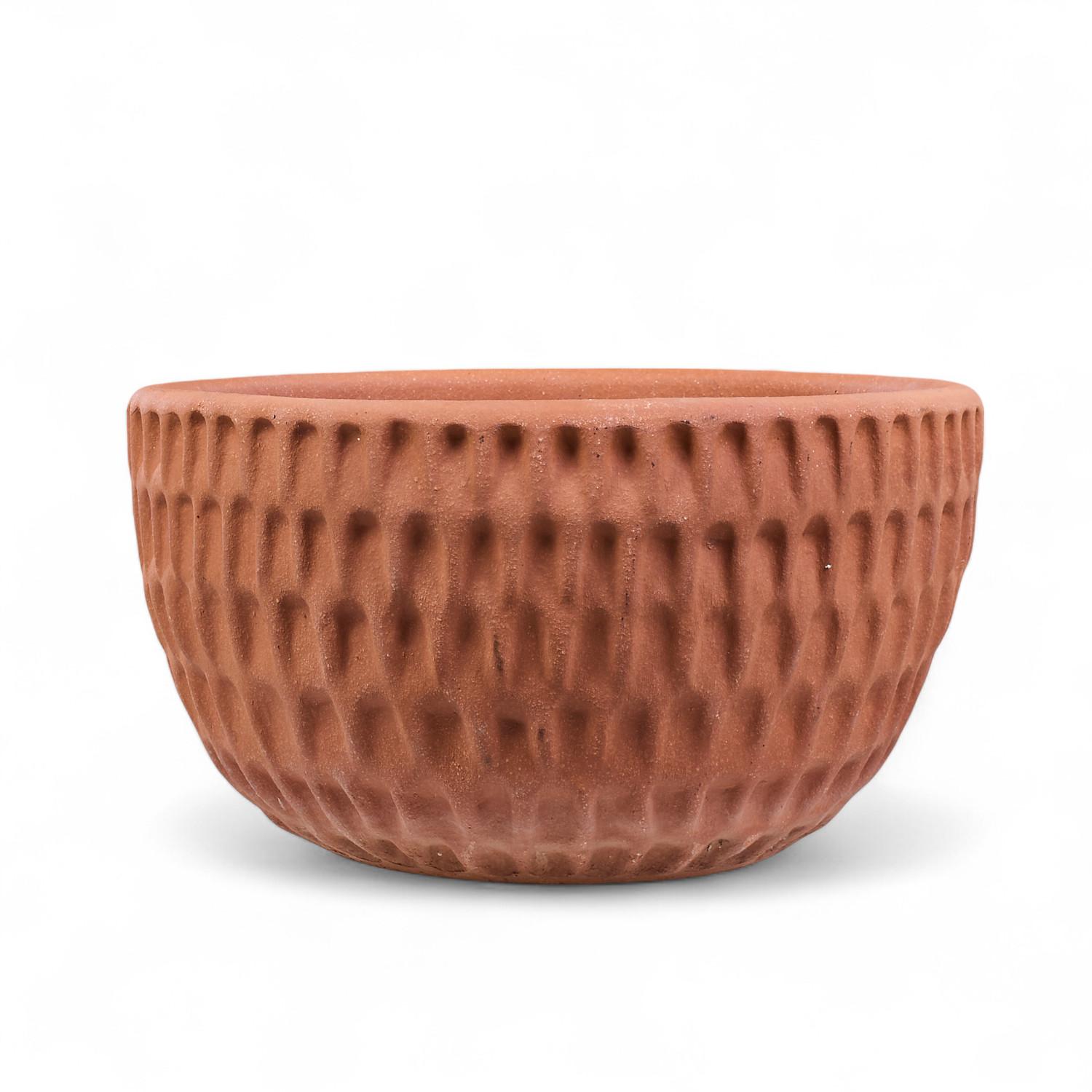 Stan Bitters für Hans Sumpf Co. Mid Century Daumen Topf Keramik Pflanzer (Moderne der Mitte des Jahrhunderts) im Angebot