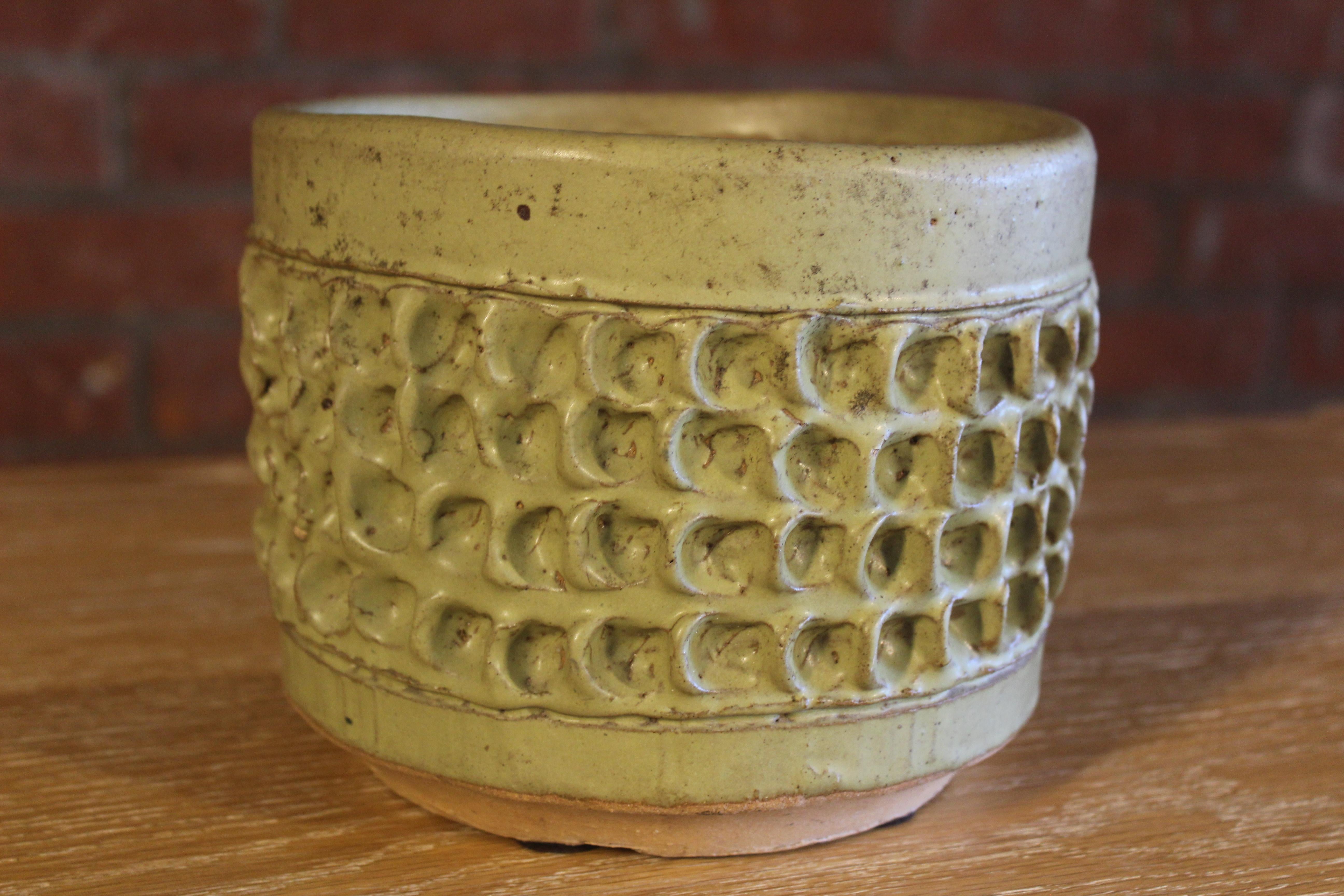Mid-20th Century Stan Bitters Pottery Stoneware Ceramic Pot