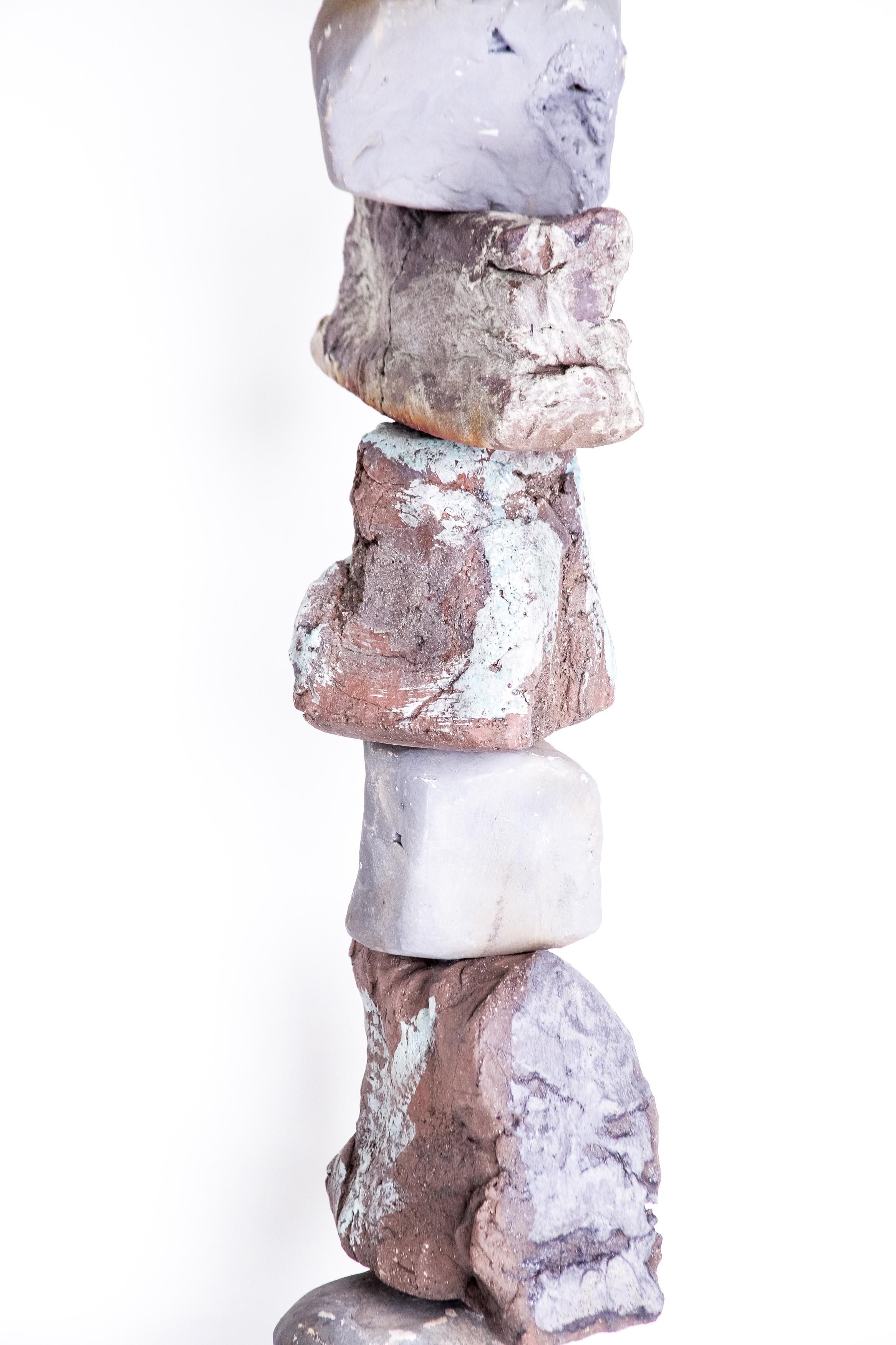 Late 20th Century Stan Bitters Totem Sculpture For Sale