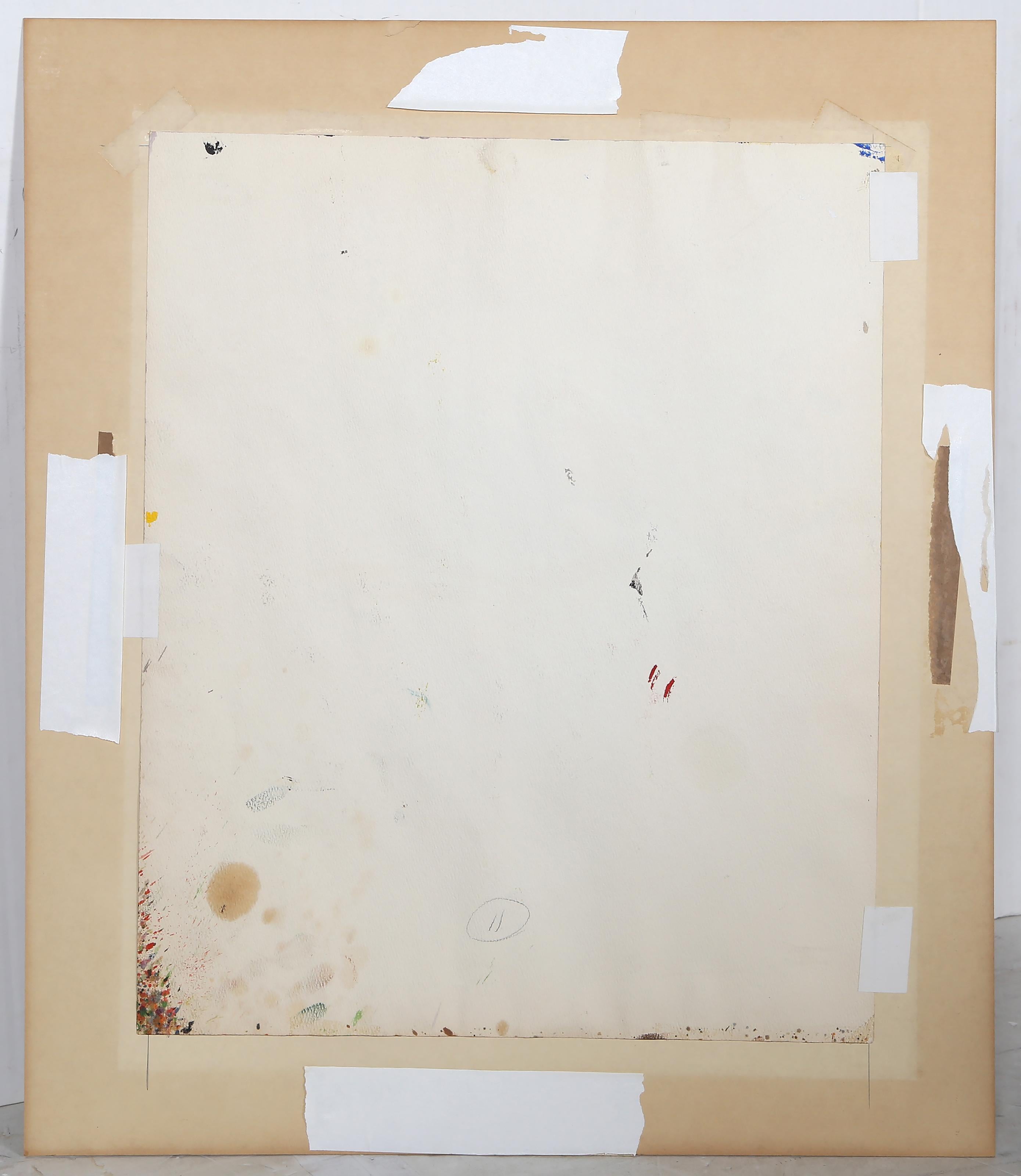 Abstract Composition, Gouache and Watercolor by Stan Brodsky For Sale 4