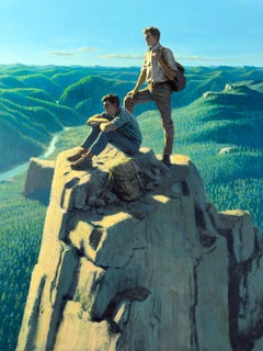 Above It All Two Young Men on Mountain Top - Martin Luther King Issue