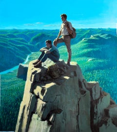 Above It All Two Young Men on Mountain Top - Martin Luther King Issue