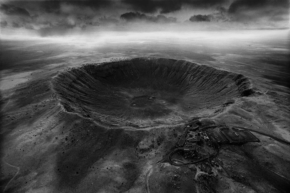 Stan Gaz Landscape Photograph - Origin 5 (Meteor Crater), Arizona, United States