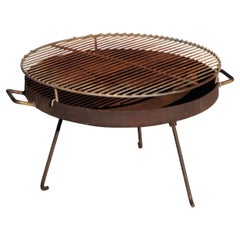 Used Stan Hawk for Hawk House California Modern Barbeque Brazier / Fire Pit, Circa 19