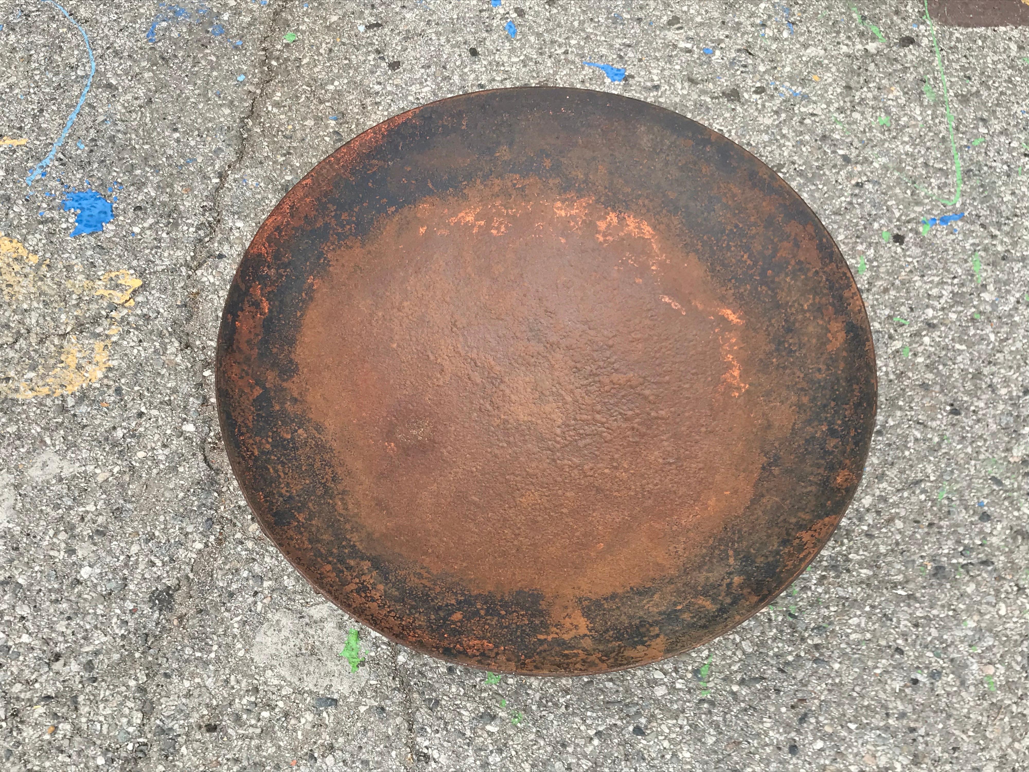 Stan Hawk Iron Fire Pit or Catch-All, 1950's In Good Condition In Los Angeles, CA