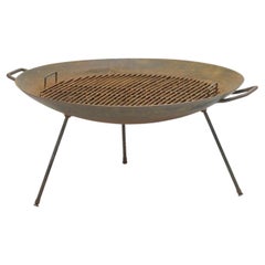 Stan Hawk Style Large Outdoor Fire Pit and Barbecue-Braizer